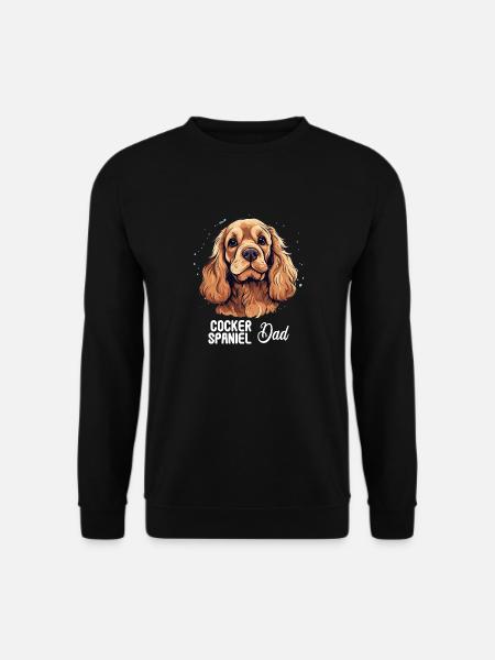 Dog Cocker Spaniel - Unisex Sweatshirt - black