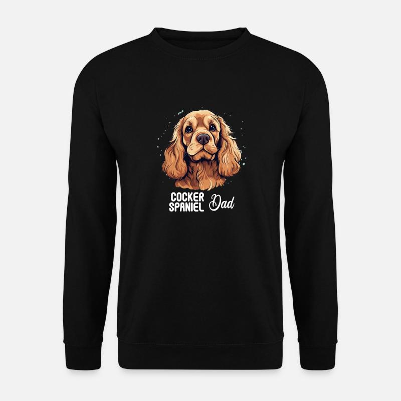 Dog Cocker Spaniel - Unisex Sweatshirt - black