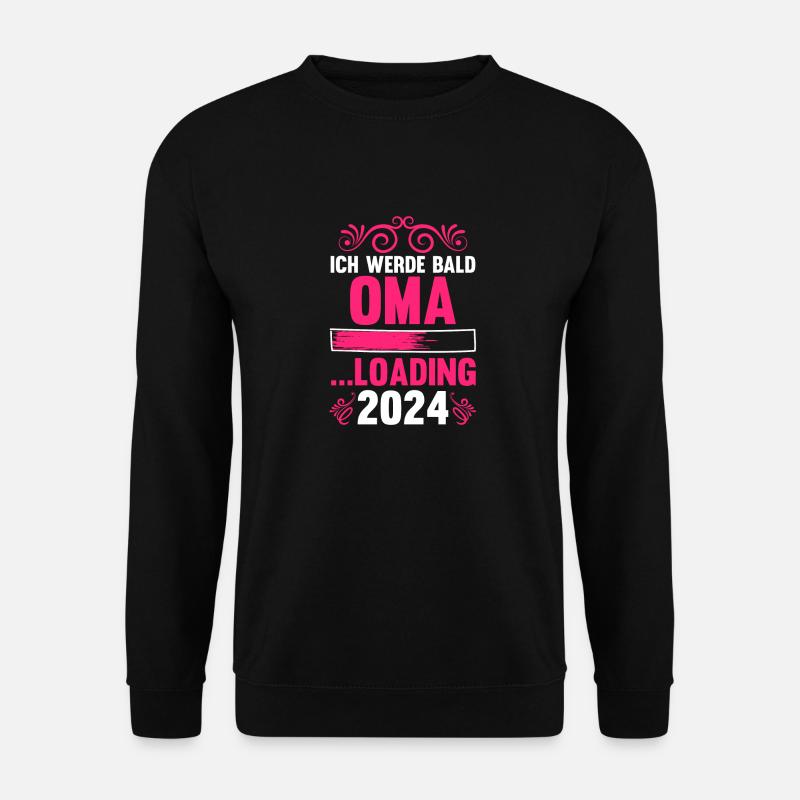 Werdende Oma 2024 - Unisex Pullover - Schwarz
