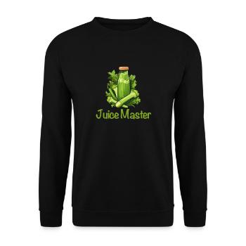 Entsaften Männer Frauen Entsafter Reinigung Smoothie Saft - Unisex Pullover - Schwarz - Vorne - Alina (178cm) & Michal (187cm)