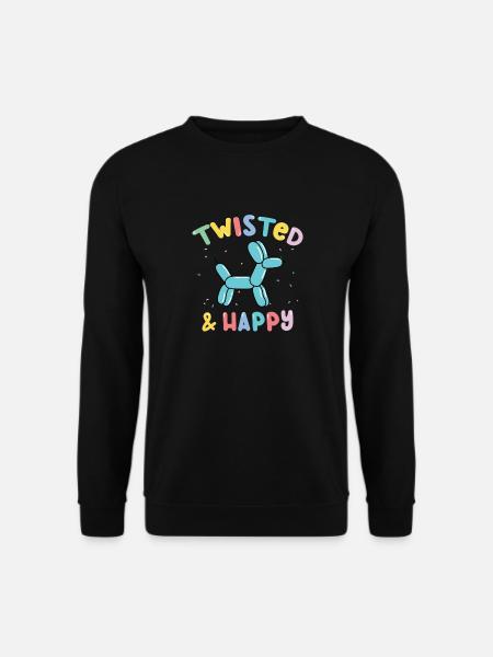 Luftballon Tier Party Ballonkünstler - Unisex Pullover - Schwarz