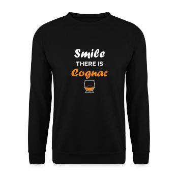 cognac - Sweat-shirt Unisexe - noir - Devant - Alina (178cm) & Michal (187cm)