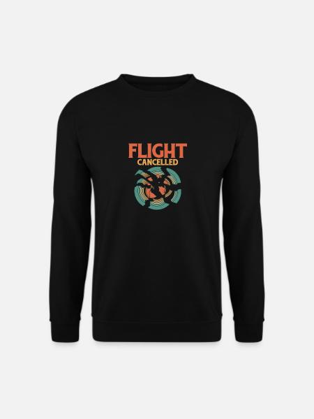 Flight Cancelled Trapshooting Skeet Shooting - Unisex Sweatshirt - black