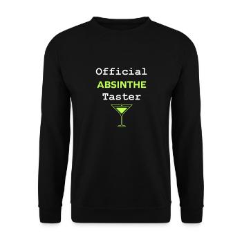 Offizielle Absinth-Verkostung - Unisex Pullover - Schwarz - Vorne - Alina (178cm) & Michal (187cm)