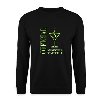 Offizielle Absinth-Verkostung - Unisex Pullover - Schwarz - Vorne - Alina (178cm) & Michal (187cm)