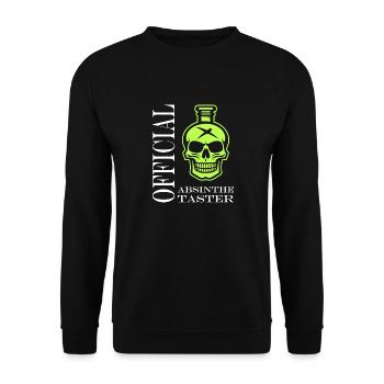 Offizielle Absinth-Verkostung - Unisex Pullover - Schwarz - Vorne - Alina (178cm) & Michal (187cm)