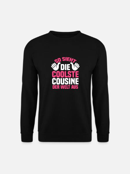 Cousinen Cousine - Unisex Pullover - Schwarz