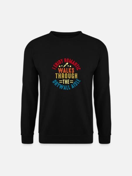 Drywall Installer Drywaller Drywall Finisher - Unisex Sweatshirt - black