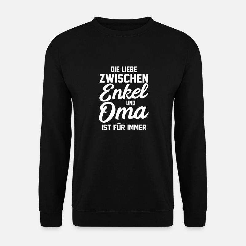 Opa Großmutter Enkelkind Enkel - Unisex Pullover - Schwarz