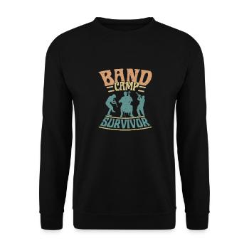 Orchestre de fanfare, survivant, fanfare, orchestre - Sweat-shirt Unisexe - noir - Devant - Alina (178cm) & Michal (187cm)