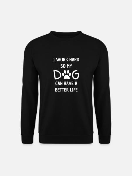 Hundebesitzer Hunde Golden Retriever Hundewelpe - Unisex Pullover - Schwarz