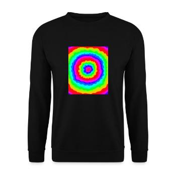Le pouvoir des fleurs - Sweat-shirt Unisexe - noir - Devant - Alina (178cm) & Michal (187cm)