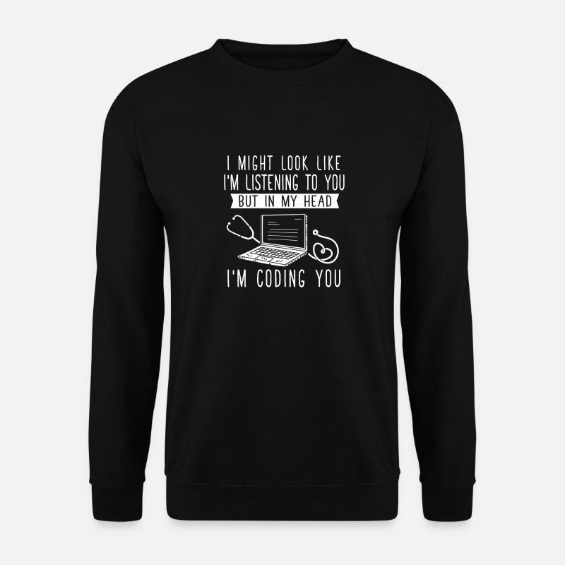 Medizinischer Kodierer Kodierfachkraft - Unisex Pullover - Schwarz