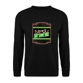 cats sayings winter awesome birthday present - Unisex Sweatshirt - black - Front - Alina (178cm) & Michal (187cm)