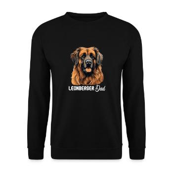 Leonberger - Unisex Pullover - Schwarz - Vorne - Alina (178cm) & Michal (187cm)