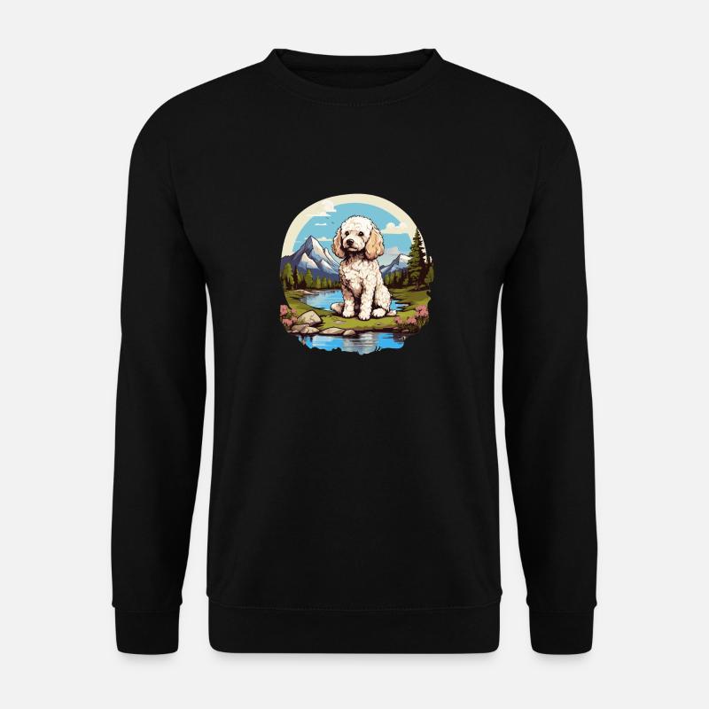 Poodle - Unisex Sweatshirt - black