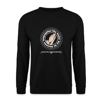 Ce pasteur a une congrégation spirituelle impressionnante - Sweat-shirt Unisexe - noir - Devant - Alina (178cm) & Michal (187cm)