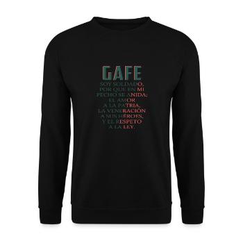 GAFE Fuerzas Especiales Mexiko #3010 - Unisex Pullover - Schwarz - Vorne - Alina (178cm) & Michal (187cm)