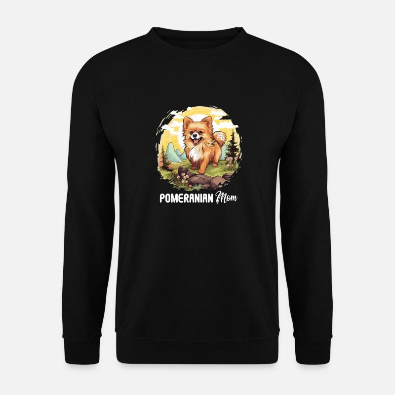Pomeranian - Unisex Pullover - Schwarz