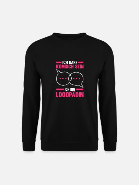 Logopädie Logopädin - Unisex Pullover - Schwarz