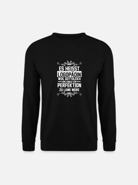 Logopädie Logopädin - Unisex Pullover - Schwarz