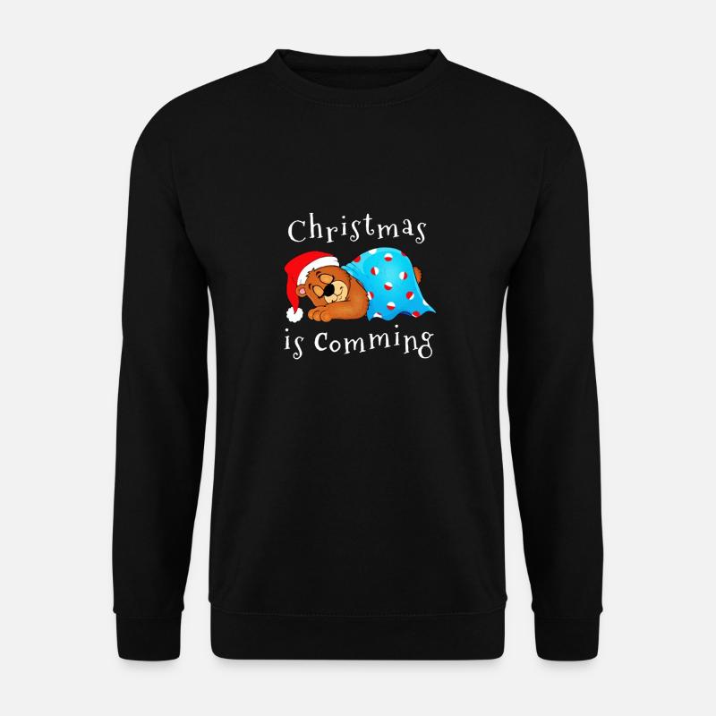 Weihnachten kommt - Unisex Pullover - Schwarz