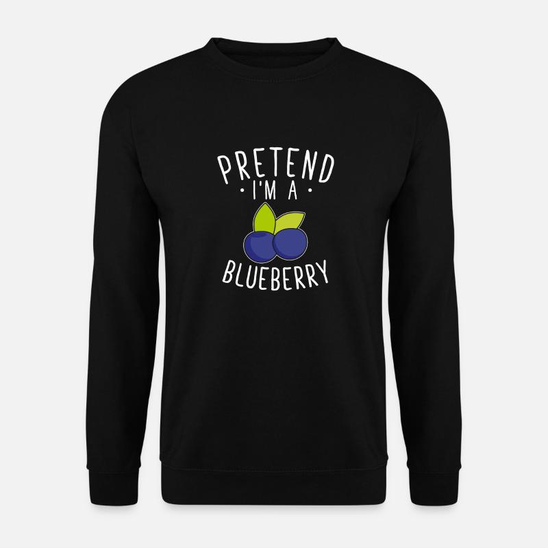 Blueberry, Fruit, Blueberry - Unisex Sweatshirt - black