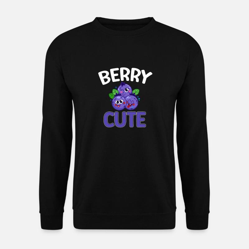 Blueberry, Fruit, Blueberry - Unisex Sweatshirt - black