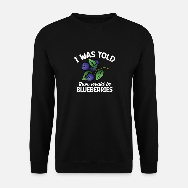 Blueberry, Fruit, Blueberry - Unisex Sweatshirt - black