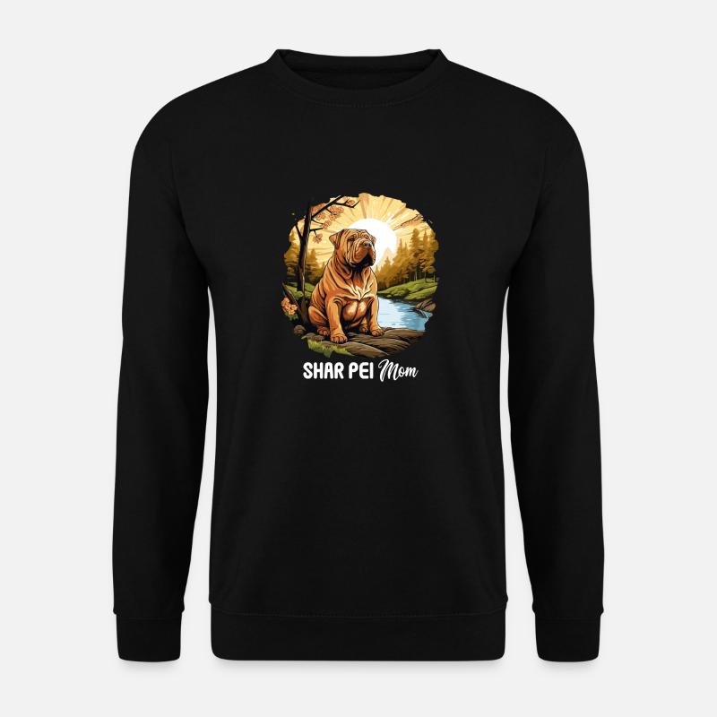 Shar Pei - Unisex Pullover - Schwarz