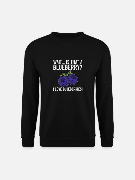 Blueberry, Fruit, Blueberry - Unisex Sweatshirt - black