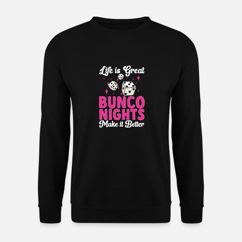 Bunco Dice Game - Unisex Sweatshirt - black