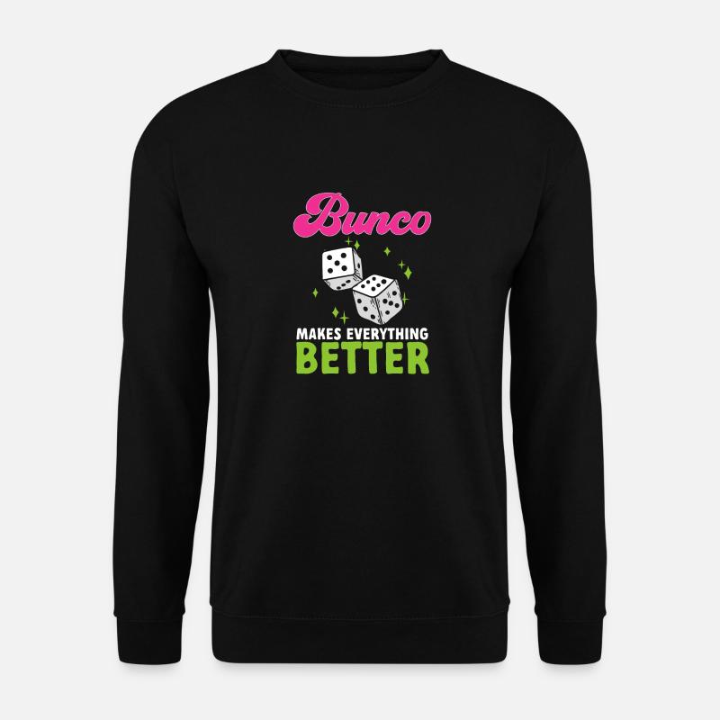 Bunco Dice Game - Unisex Sweatshirt - black