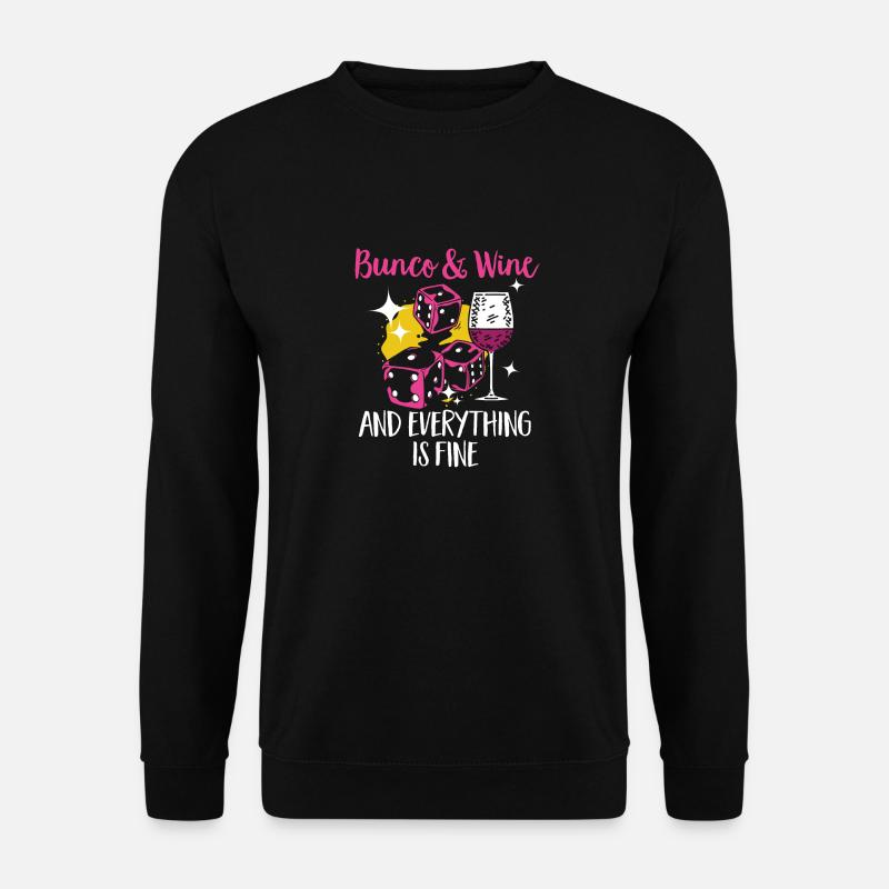 Bunco Dice Game - Unisex Sweatshirt - black