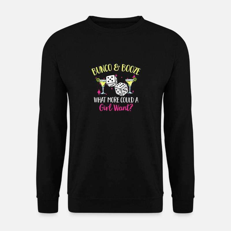 Bunco Dice Game - Unisex Sweatshirt - black