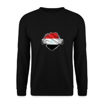 Yemen - Unisex Sweatshirt - black - Front - Alina (178cm) & Michal (187cm)