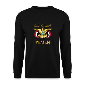 Yémen - Sweat-shirt Unisexe - noir - Devant - Alina (178cm) & Michal (187cm)