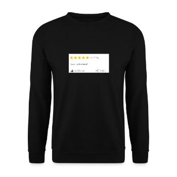 Lasst uns betrinken! - Unisex Pullover - Schwarz - Vorne - Alina (178cm) & Michal (187cm)