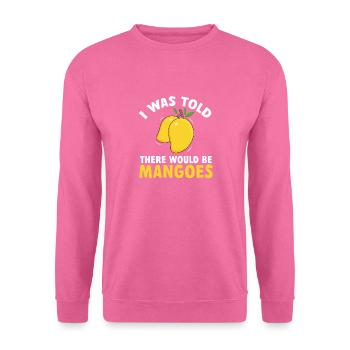 Mango Frucht Mango - Unisex Pullover - Pink - Vorne