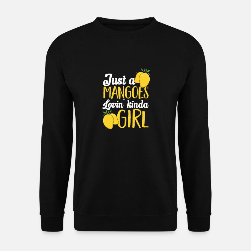 Mango Frucht Mango - Unisex Pullover - Schwarz