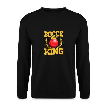 Joueur d’équipe Pétanque King Petangue - Sweat-shirt Unisexe - noir - Devant - Alina (178cm) & Michal (187cm)