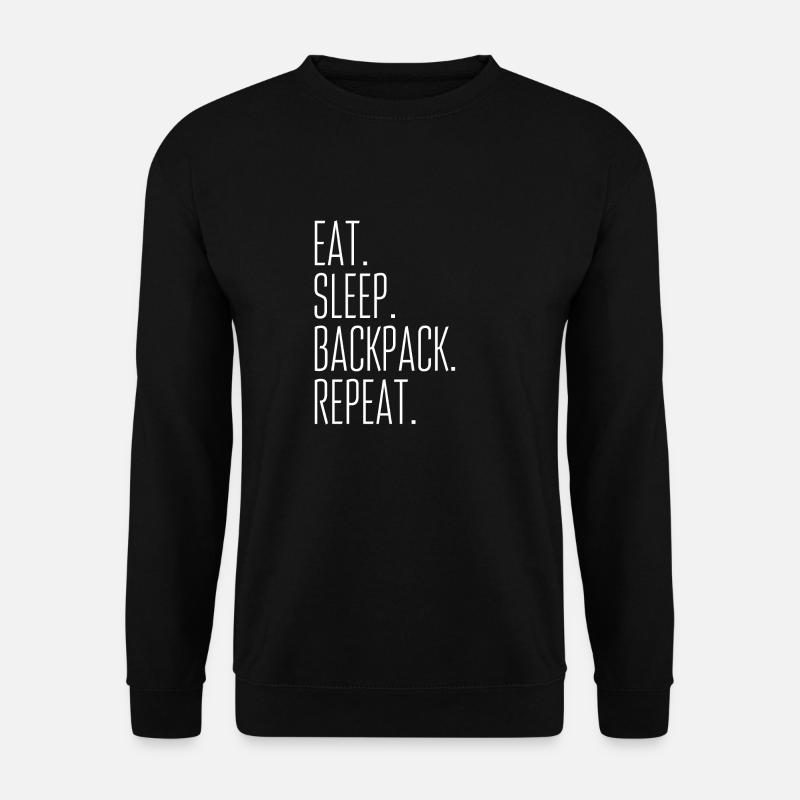 Backpacking - Unisex Pullover - Schwarz