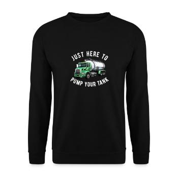 Installateur de système d’égout de pompe de pompe de fosse septique - Sweat-shirt Unisexe - noir - Devant - Alina (178cm) & Michal (187cm)