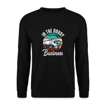 Installateur de système d’égout de pompe de pompe de fosse septique - Sweat-shirt Unisexe - noir - Devant - Alina (178cm) & Michal (187cm)