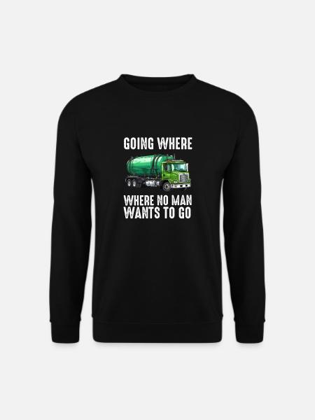 Klärgrubenpumpen-Servicer, Kanalsystem-Installateur - Unisex Pullover - Schwarz