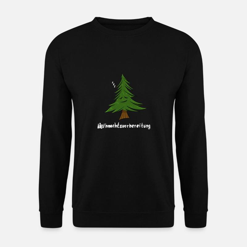 Schlafender Tannenbaum - Unisex Pullover - Schwarz