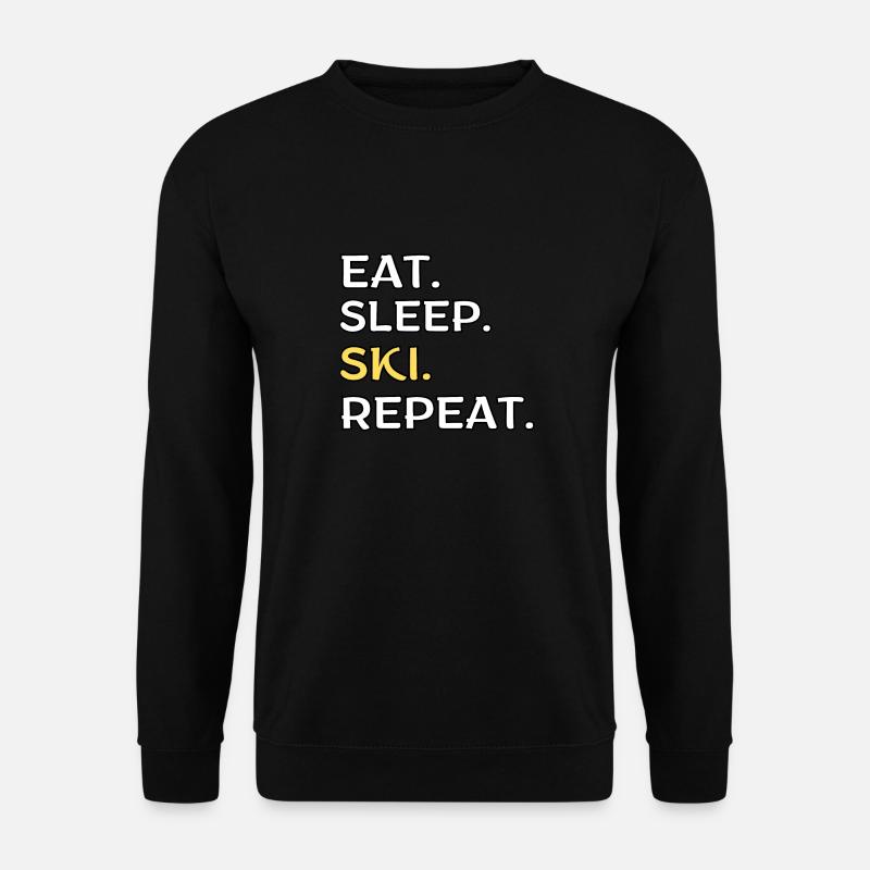 Ski - Unisex Pullover - Schwarz