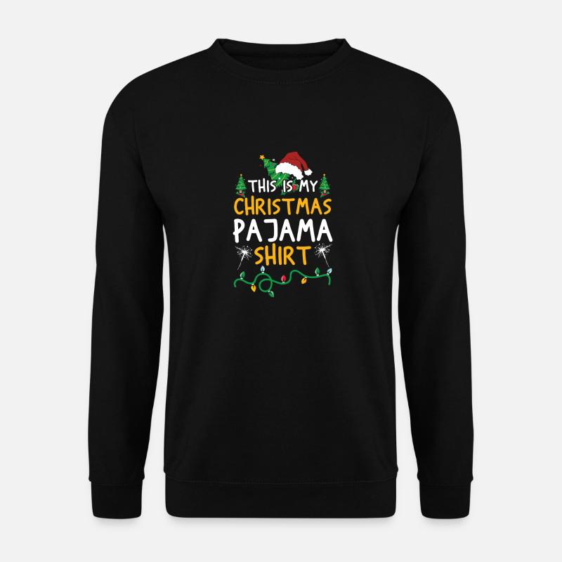 Pajama Shirt - Unisex Sweatshirt - black