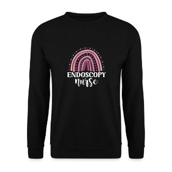 Gastro-entérologie Endoscopie Coloscopie - Sweat-shirt Unisexe - noir - Devant - Alina (178cm) & Michal (187cm)