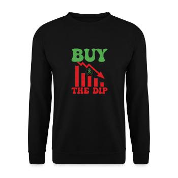 Acheter The Dip Trader Investisseur Trading en Bourse - Sweat-shirt Unisexe - noir - Devant - Alina (178cm) & Michal (187cm)